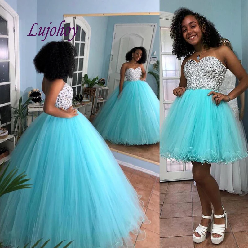 Mintgroen Luxe Quinceanera Jurken Baljurk Plus Size Maskerade Afneembare Rok 15 Jaar Oude Zestien Zoete 16 Prom Dress Mintgroen Luxe Quinceanera Jurken Baljurk Plus Size Maskerade Afneembare Rok 15 Jaar Oude Zestien Zoete 16 Prom Dress