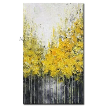 

The Tree Of Autum Abstract Oil Painting On Canvas For Living Room Hom Decor Pictures Wall Art Paintings 100% Handpainted Unframe