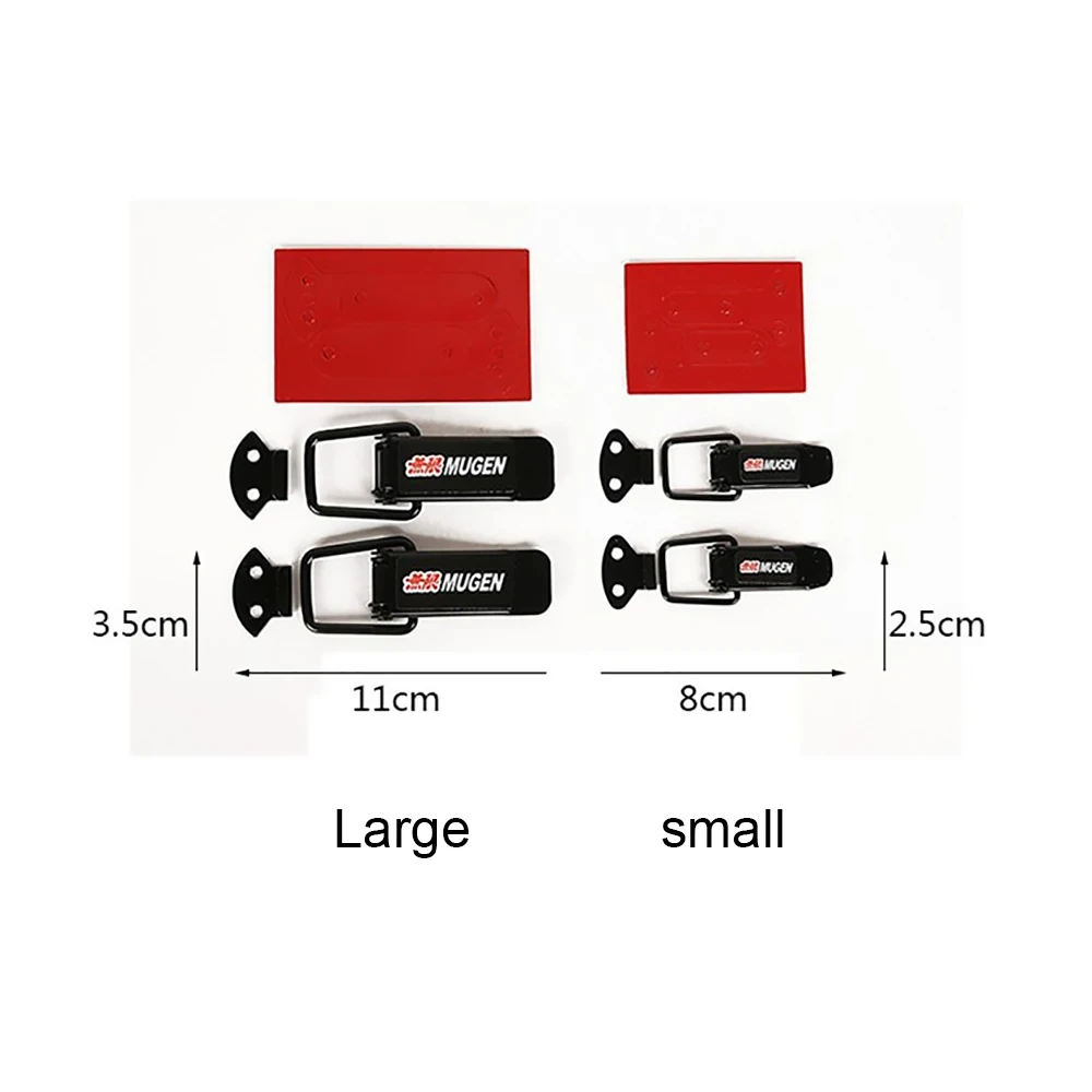 TOSPRA, 2 шт., зажим для капота автомобиля, замок для безопасности автомобиля, быстрый крепеж, зажим для замка, набор для гоночных авто аксессуаров