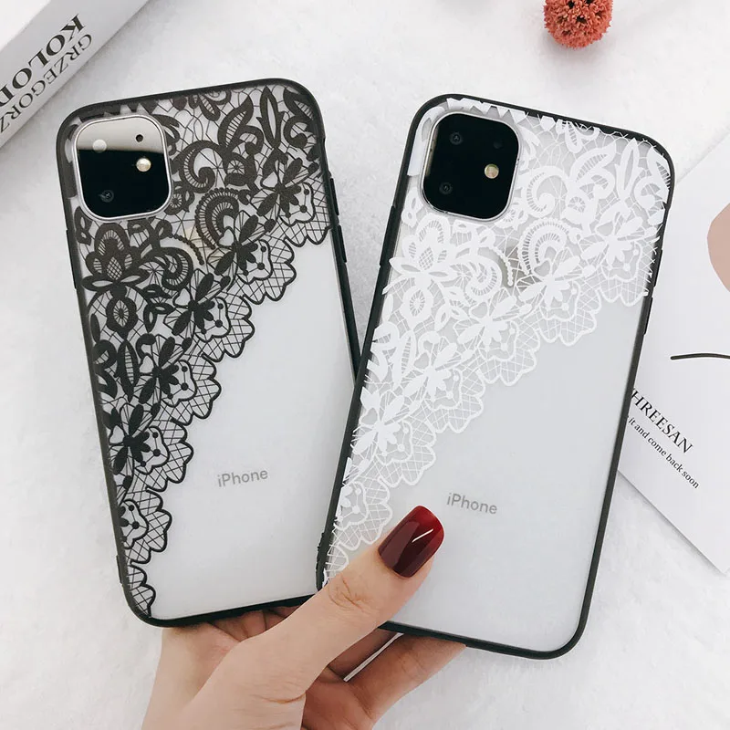 Чехол Lovebay для телефона с кружевными цветами и свадебным платьем iPhone 11 Pro Max X XR Xs
