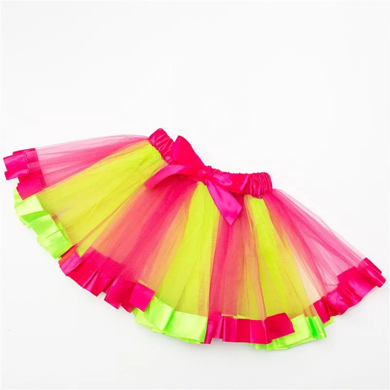 Tutu étoilé Lumineux Jupe Tutu LED Wishstar Pour Fille - Paillettes Étoiles - Lumière Colorée - 30cm - 3-8 Ans Jupe Ballet Enfant