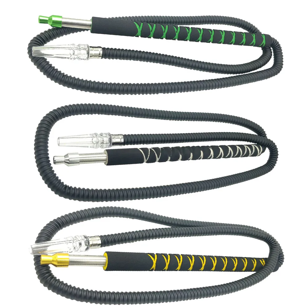 

Hose Length:180 CM New Shisha Hookah Plastic Hose for Chicha Nargile Accessories Random Color Gift China Brazil