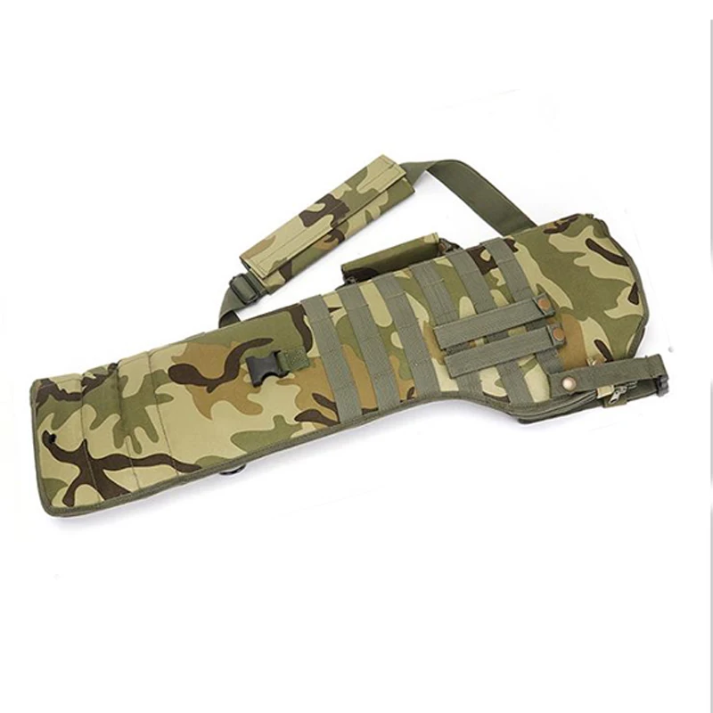 Jungle camo 59 см водонепроницаемая сумка для ружья охотничья Сумка Molle камуфляж тактический карманный страйкбол Сумка Портативные рыболовные сумки Militar аксессуары - Цвет: Jungle camo