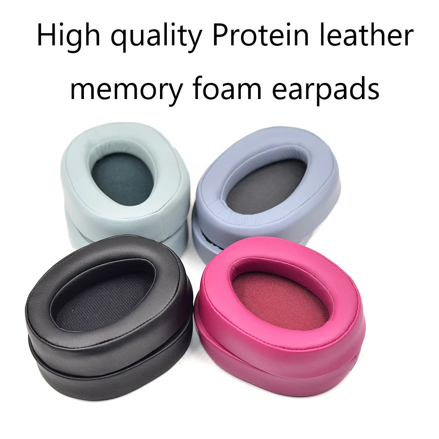 Standard Protein leather Memory Foam Replacement Earpads Cushion for Sony MDR 100AAP 100A H600A Headphones Headset Cover