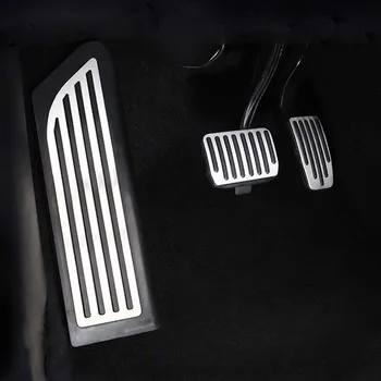 

Interior Accessories For Tesla Model 3 model3 Booster Accelerator Brake Rest Pedal Protective Cover Decorative Frame Sticker