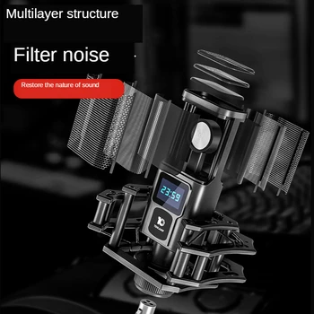 

Studio Recording Condenser Podcast Microphone Set With Live Sound Cards Mic Professional Radio Desktop For PC Computer