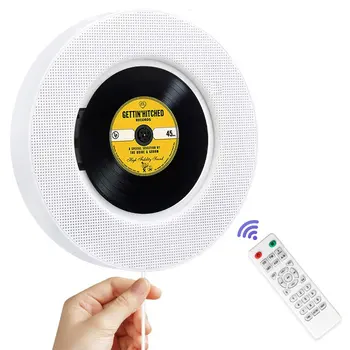 

Wireless Speaker Portable Intelligent CD Player HiFi Speaker Wireless FM Radio Wall-mounted CD Music Player