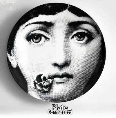Мода Milan rosenthal Piero fornasetti тарелки, настенные подвесные тарелки, настенные подвесные тарелки, декоративные тарелки, настенные тарелки - Цвет: 13