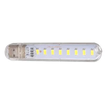 

Mini 3LEDs 8LEDs USB 5V LED Night light Desk Book Reading Lamp Camping Bulb Children's gifts For Mobile Charger Laptops