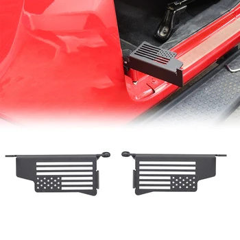 

Car Door Outside Rest Pedal Iron Kick Panel Hinges Foot Pegs for Jeep Wrangler JL 2018-2020