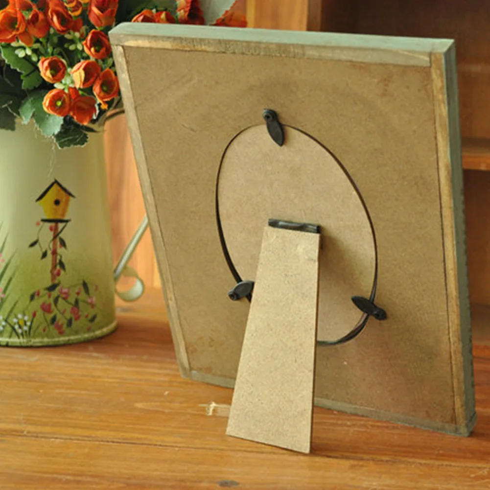 Ремесла Винтаж Домашний подарок украшение стола свадебные деревянные рождественские полки фотографии стоящая рамка для фотографий СЕМЬЯ DIY