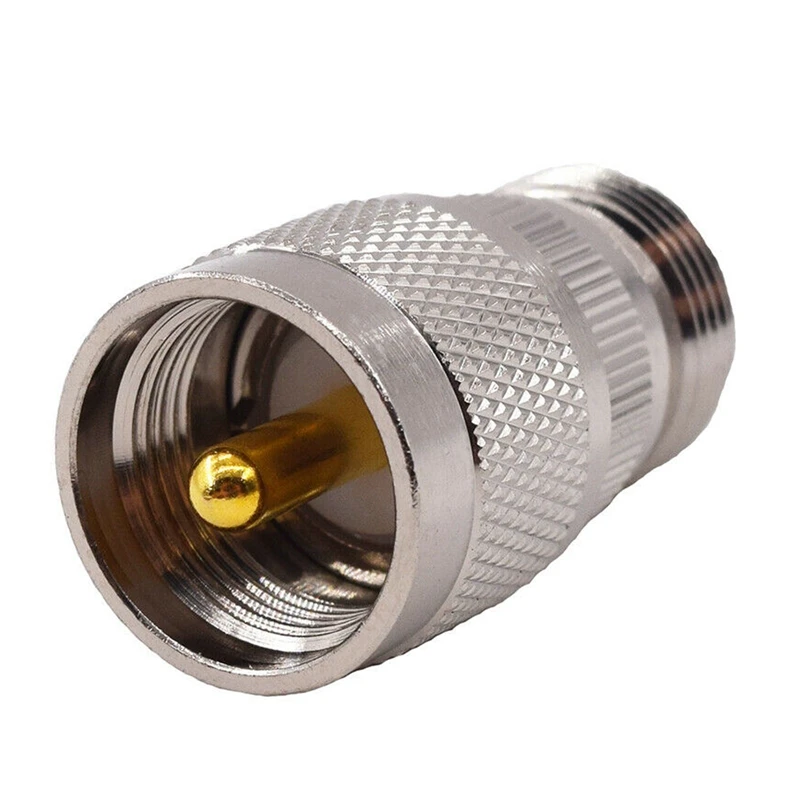 

N-UHF UHF PL-259 Male Plug To N Type Female Jack RF Coaxia Connector Adapter