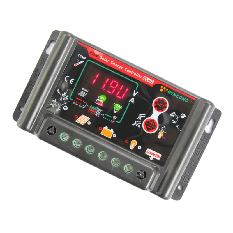 

Lithium Battery And Lead Acid Battery Universal Solar Controller 12V24V11. 1V10A Multifunctional Controller