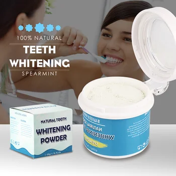 

50g Spearmint teeth powder Whiteninh Natural Tooth Dental Tools Oral Hygiene Cleaning Smoke Coffee Tea Stain Remove Tooth Care
