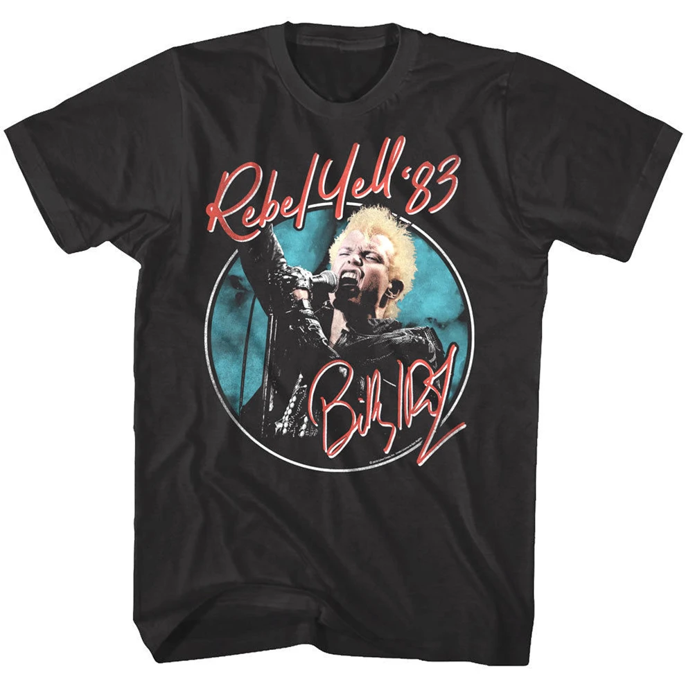 Billy Idol Rebel кричащий тур футболка для мужчин с автографом панк-рок концертная Мерч