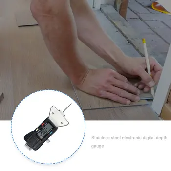 

0-25Mm Tire Tread Depth Gauge Car Electric Digital Wheel Tread Depth Gauge Vernier Caliper Measuring Tool