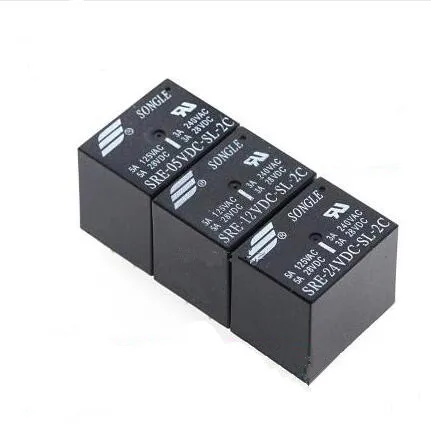 5 шт. Мощность реле SRE 05VDC SL 2C 12VDC 24VDC В 12 24 постоянного тока 3A 240V 8PIN реле|Реле| |
