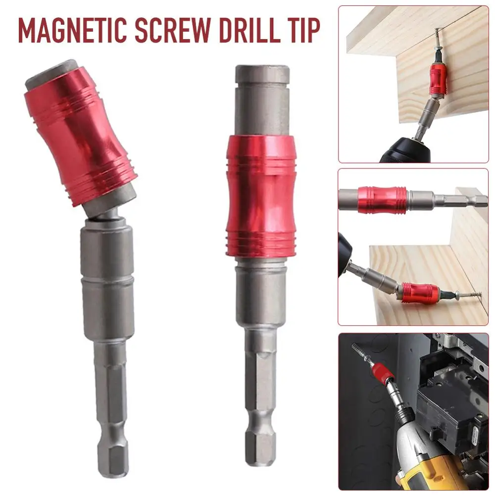 

Quick Release Bit Holder Extension 1/4" with magnetic Flexible 20° Rotatble