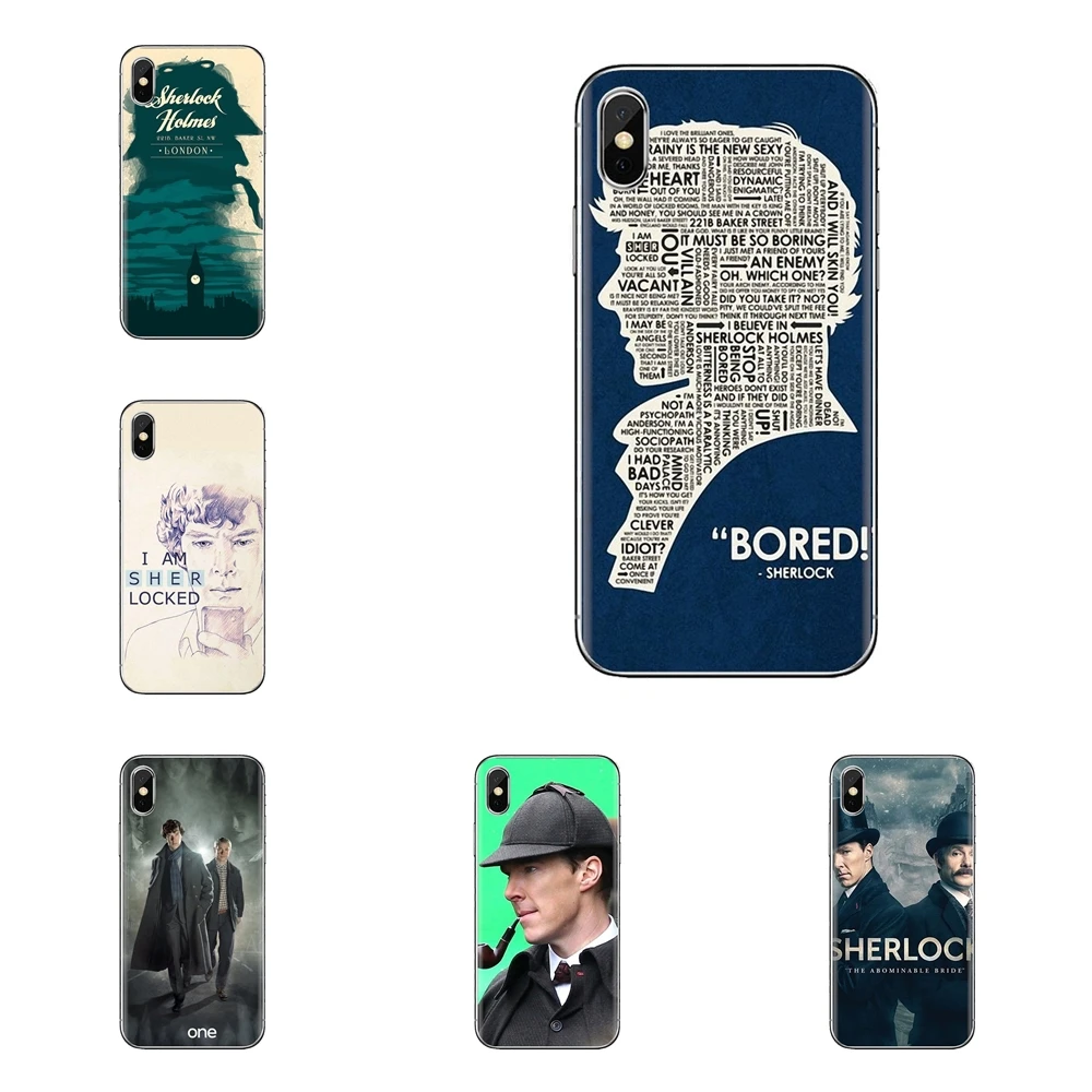 

221B Sherlock Holmes tv Series Soft Bag Case For Huawei Honor 7X V10 6C V9 6A Play 9 Mate 10 Pro Y7 Y5 P8 P10 Lite Plus GR5 2017
