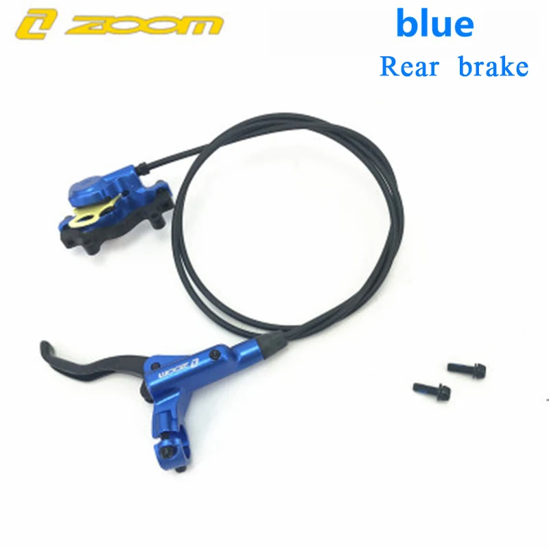 ZOOM HB-875 тормоз велосипедный велосипед mtb Гидравлический дисковый тормоз зажим горный велосипед тормоз лучше, чем M395 M447 правый передний левый задний - Цвет: Blue Rear brake