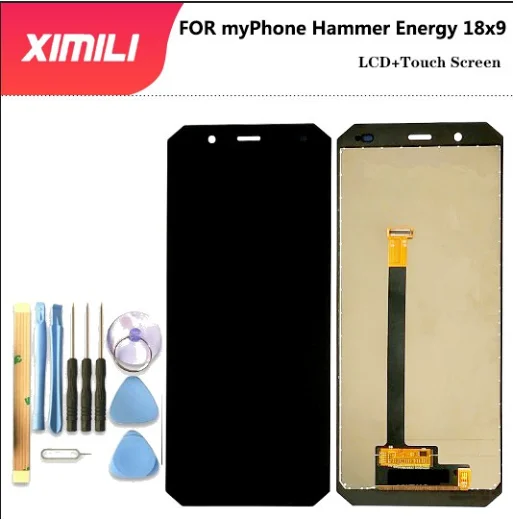 Cena 5.7 cala myPhone Hammer Energy 18x9 wyświetlacz LCD + montaż digitizera ekranu dotykowego 100% oryginalny nowy LCD + dotykowy digitizer do młota