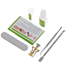 Горячая Распродажа 24 шт Профессиональные инструменты для коррекции вросших пальцев ног Педикюр для ухода за ногами фиксатор клипса для защиты ногтей набор для лечения