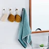 LIUYUE Single Hooks Black Stainless Steel Adhesive Bathroom Towel Hooks Family Hat Key Hooks Wall Free Of Nail Adhesive Kitchen ► Photo 3/6