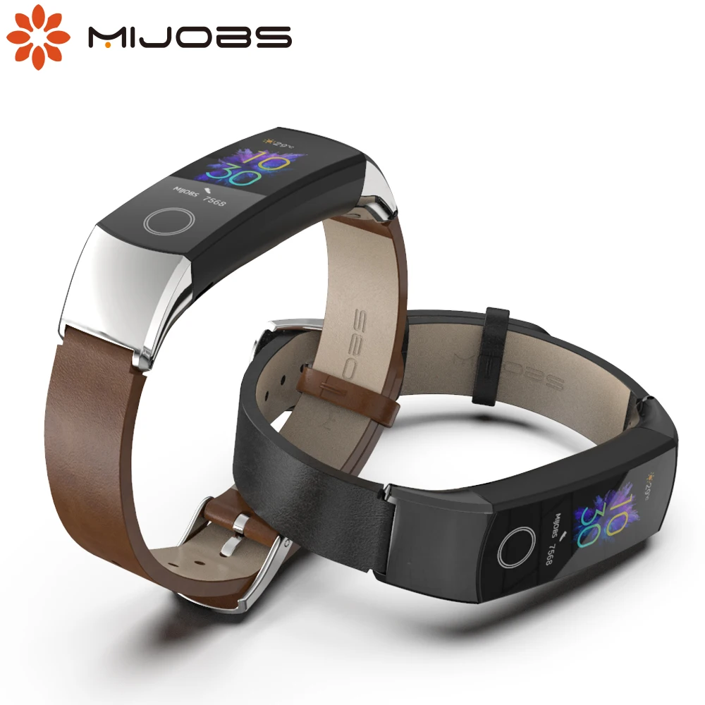 Ремешок для Honor Band 5 4 3 сменный Браслет из натуральной кожи Huawei 5|Смарт-аксессуары| |