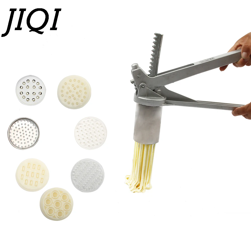 Jiqi 7 Modes Stainless Steel Pasta Maker Handmade Noodles Press Spaghetti Noodle  Press Machine Hand Operated Dough Cutter Molds - Electric Noodle & Pasta  Makers - AliExpress