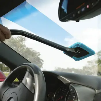 

Handy Auto Window Cleaner Microfiber Car Window Dust Fog Moisture Cleaner Wash Brush Windshield Towel Washable Car Cleaning Tool