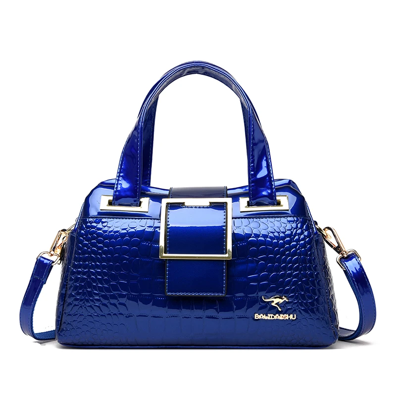 Luxury Designer Handbag Brand Crossbody Bags for Women 2023 New Crocodile Pattern Leather Shoulder Bags Casual Tote Bag Bolsos 