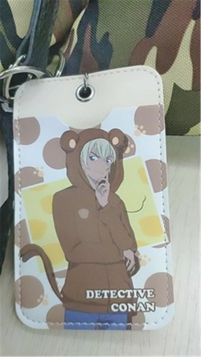 Аниме Детектив Конан Furuya Rei акаи Shuuichi Тору Amuro IC ID кредитной карты держатель мешка для Хэллоуина с мультипликационным рисунком держатель подарки