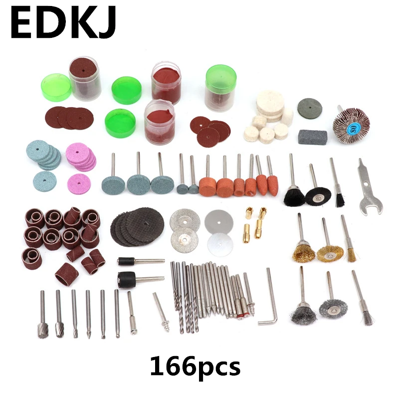 

166pcs electric grinder accessories combination set grinding and polishing multi-function electric grinder