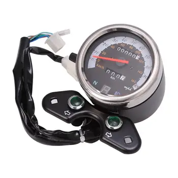 

Motorcycle Electronics Speedometer Cafe Racer LED Odometer Motorcycle Gear Indicator Tachometer Universal For Suzuki
