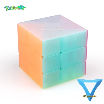 

Qiyi Fisher cubo magico Puzzle Hot Wheels Colorful Windmill High Performance Colorful Toys For Children magic Cube Jelly Color