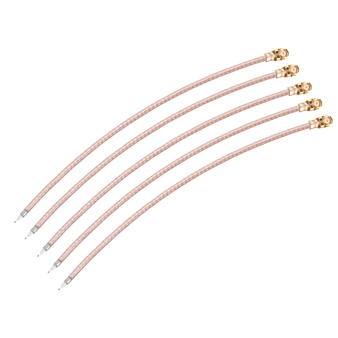

uxcell 5pcs U.FL Connector RF Adapter 6inch Length RG178 Extension Antenna Pigtail Cable for WiFi Router 3G/GSM/4G Module
