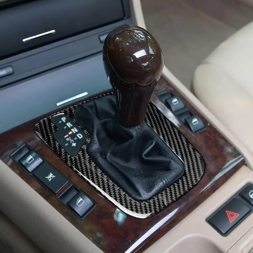 Внутренняя ручка переключения передач из углеродного волокна для BMW E46 3 серии 1998