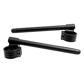

Universal Racing Adjustable CNC Clip On Ons Fork Handlebars Handle Bar Racer Motorcycle Handlebar Clip Billet 51 41 37 35mm1
