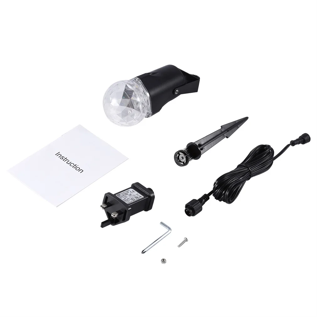 

Waterproof Magical Spotlight Rotating Led Projector Light with Flame Lightings for Christmas Festival Decorations