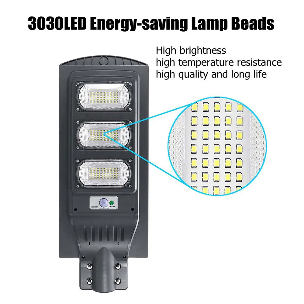 Светодиодный настенный светильник на солнечной батарее 30/60/90 Вт|Солнечные лампы|