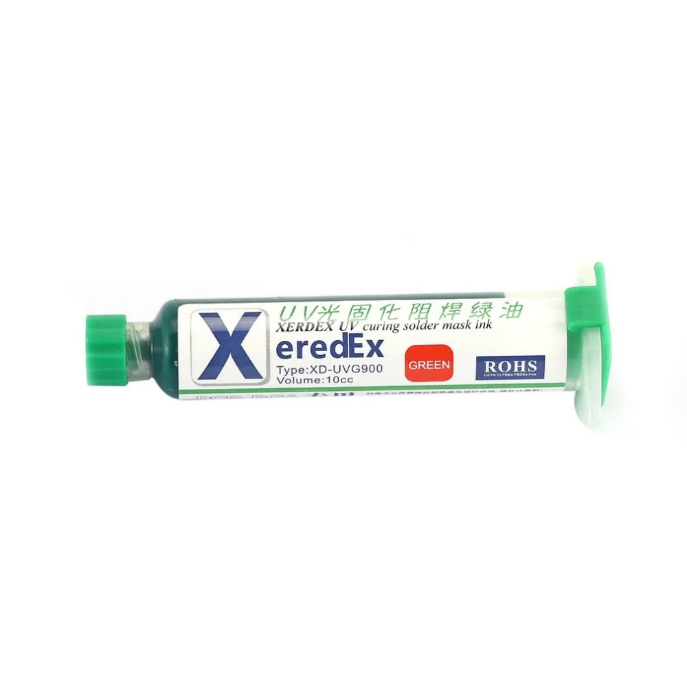 XEREDEX 10ML UV Solder Mask BGA PCB Paint Prevent Soldering Paste Flux Corrosive Curing Solder Protective Mask Ink