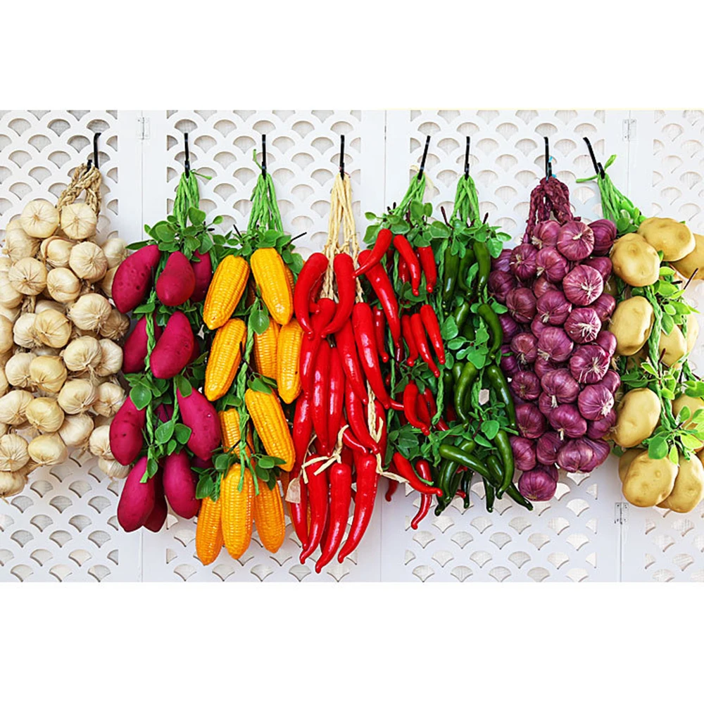 Artificial Vegetables PU Simulation Vegetables Pepper Corn Potato for