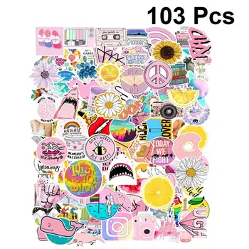 

103pcs Stickers for Laptop Graffiti Funny Stickers Computer Stickers for DIY Computer Laptop Phone Notebook
