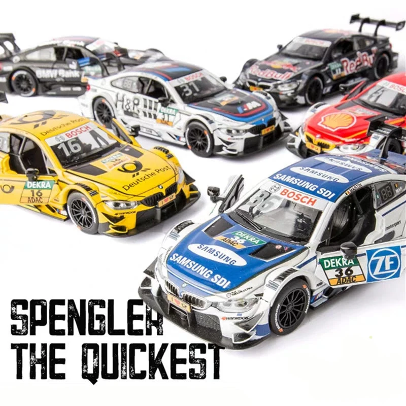 1:32 Масштаб литья под давлением Модель сплав Натяжная гоночная игрушка ...