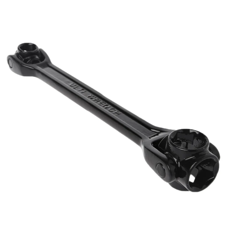 

8 In 1 Black 10-22mm Multifunctional Hex Universal Socket Spanner Wrench Tools