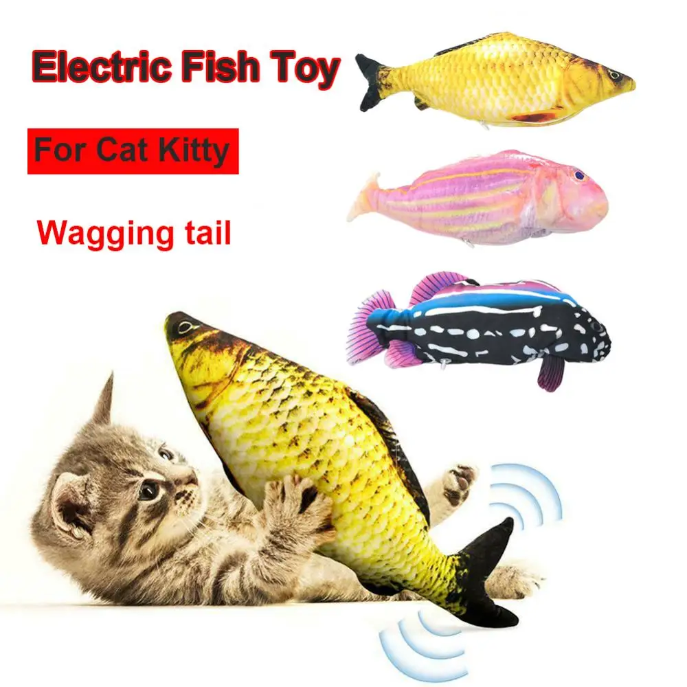 Floppy Fish Cat Toy, 12