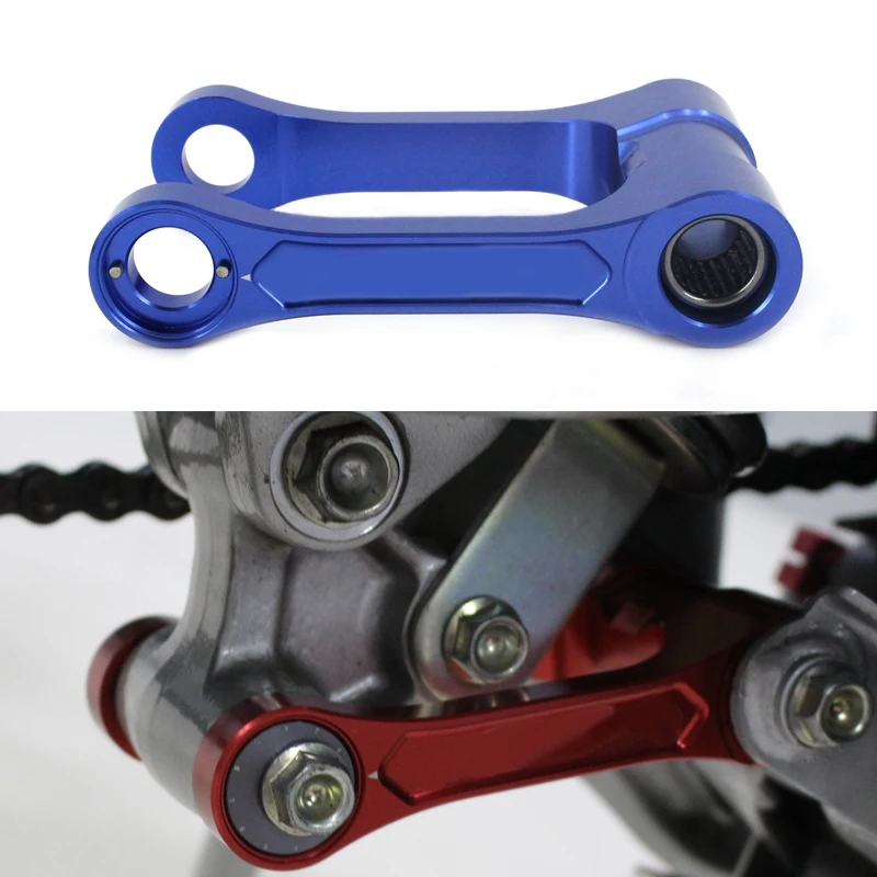 Blue Для Honda CRF250L 2013-19 CNC Регулируемый понижающий комплект звеньев для внедорожных мотоциклов - Цвет: Blue
