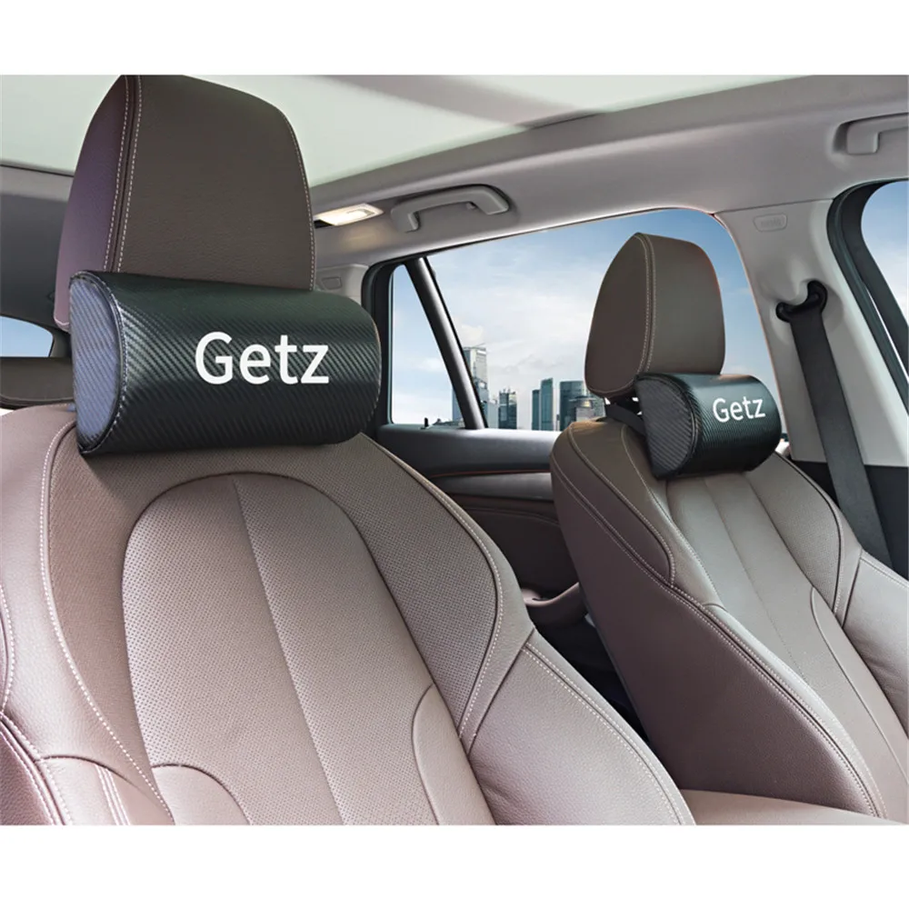 Автомобильный Стайлинг для hyundai Getz автомобиля шеи подушки обе стороны искусственная кожа один подголовник 1 шт