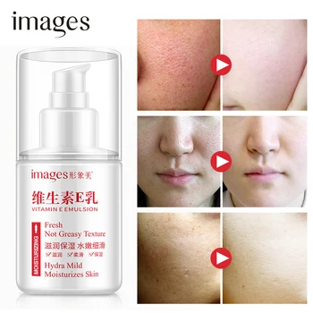 

IMAGES Vitamin E Face Moisturizing Brighten Emulsion Oil-control Face Lotion Anti Wrinkle Firming Lifting Daily Skin Care 100ml