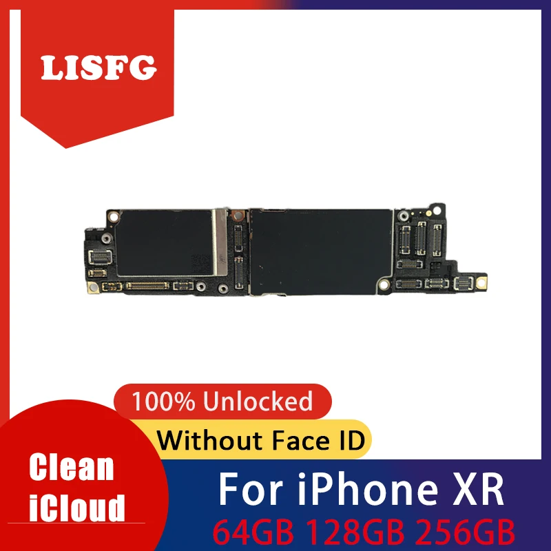 

100% Unlocked Replacement Logic Board 64GB 128GB 256GB For iPhone XR Motherboard With IOS System For iPhone XR Without Face ID